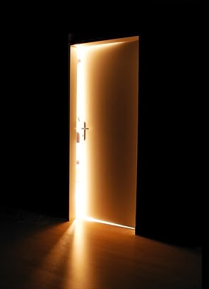 the door